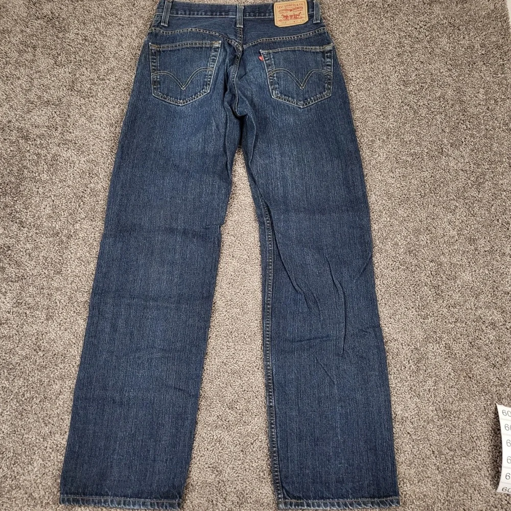 Levis 559 Vtg Y2K Relaxed Straight Jeans Mens 32x36 Blue Excellent Dark Wash